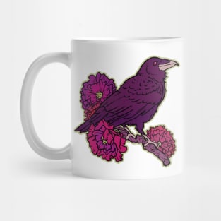 Flower Crow Mug